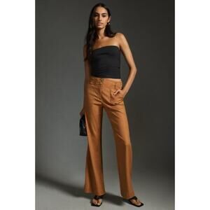 Anthropologie Tan Boot Cut Pants